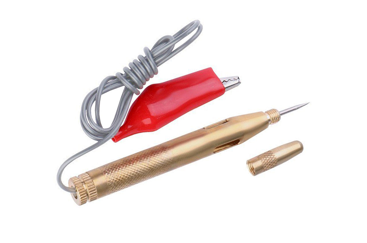Tester próbnik napięcia 6V 12V 24V  metalowy igła AMIO-01036