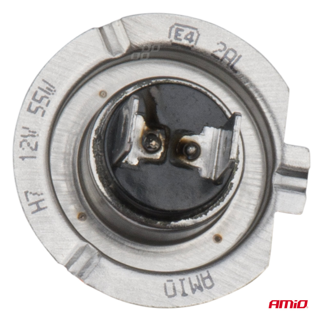 Żarówka halogenowa H7 12V 55W filtr UV (E8) Super White AMIO-01157