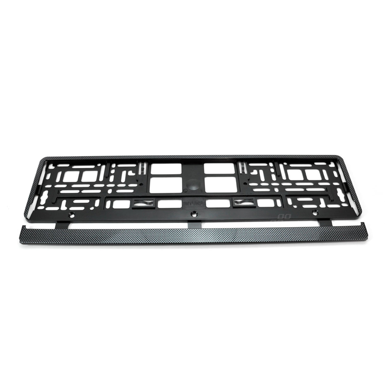 Ramka tablicy rejestracyjnej carbon elastyczna AMIO-01165