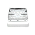 Ramka tablicy rejestracyjnej chrom motor motocykl AMIO-01167