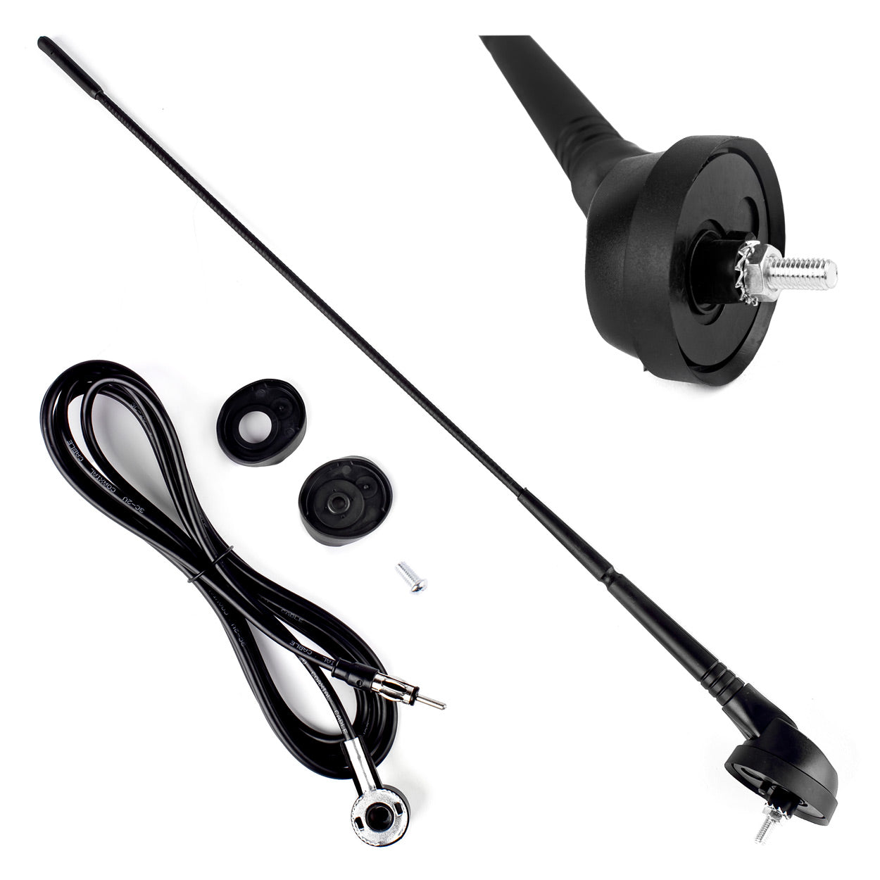 Antena samochodowa 40 cm ANT06 AMIO-01297
