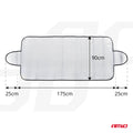 Osłona na szybę 175x90cm przeciwsłoneczna przeciwszronowa AMIO-01390