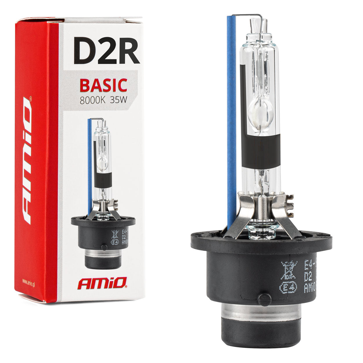 Żarówka ksenonowa żarnik xenon D2R 8000K AMiO BASIC AMIO-01413