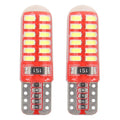 Żarówki LED CANBUS 24SMD 3014 T10e W5W SILCA White 12V AMIO-01444