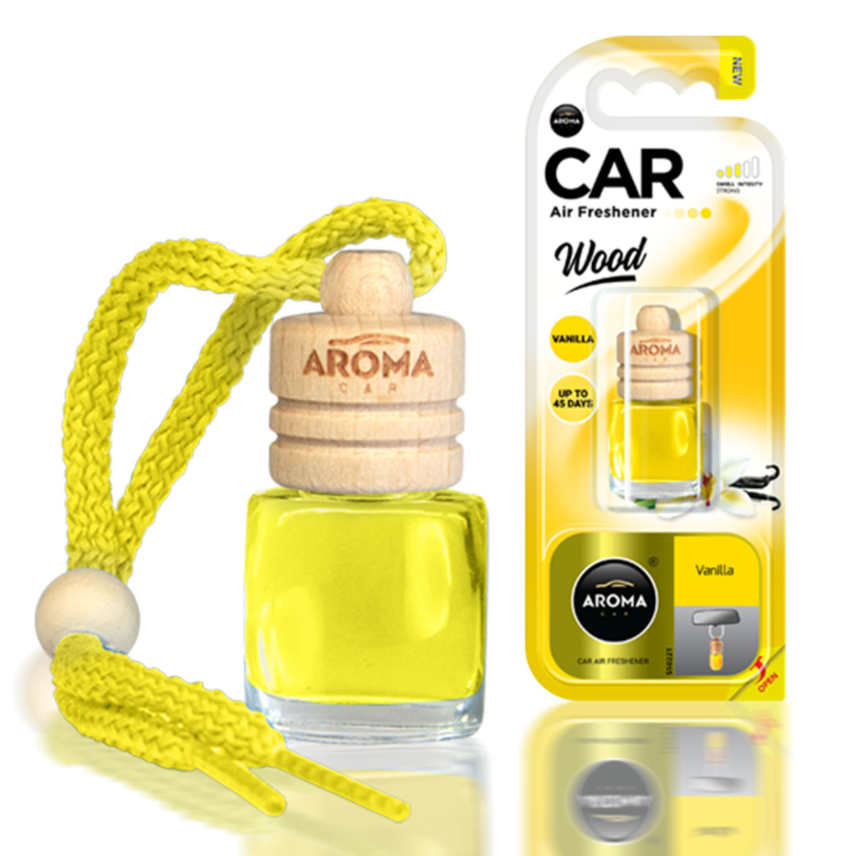 Odświeżacz powietrza AROMA WOOD VANILIA