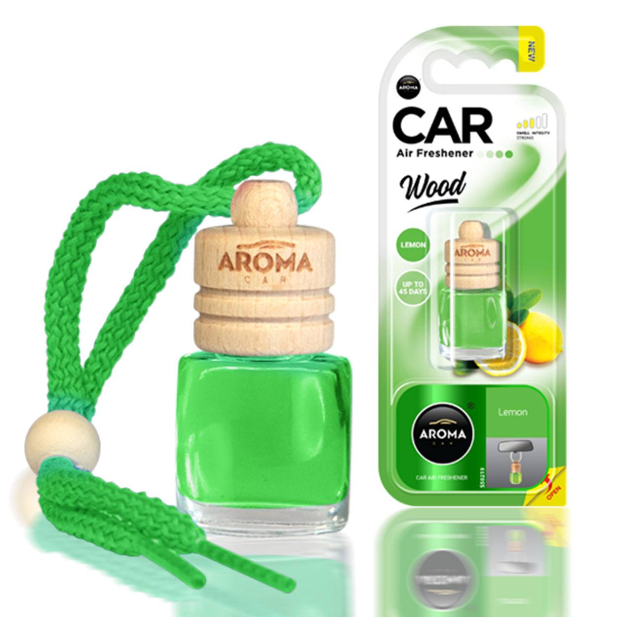 Odświeżacz powietrza AROMA WOOD LEMON