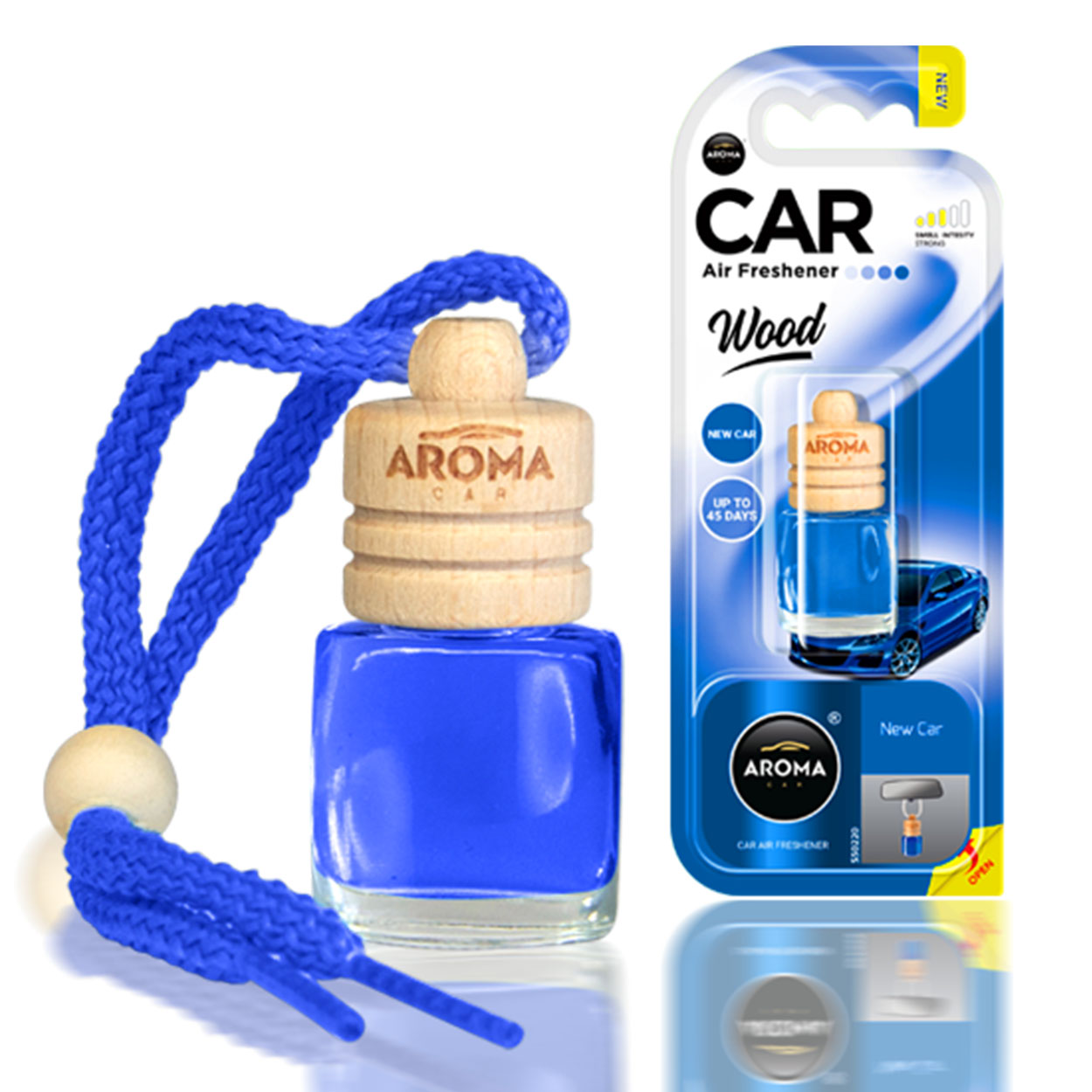 Odświeżacz powietrza AROMA WOOD NEW CAR