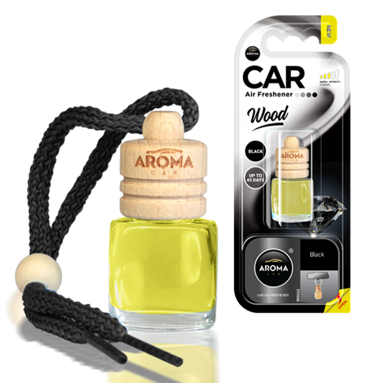 Odświeżacz powietrza AROMA WOOD BLACK