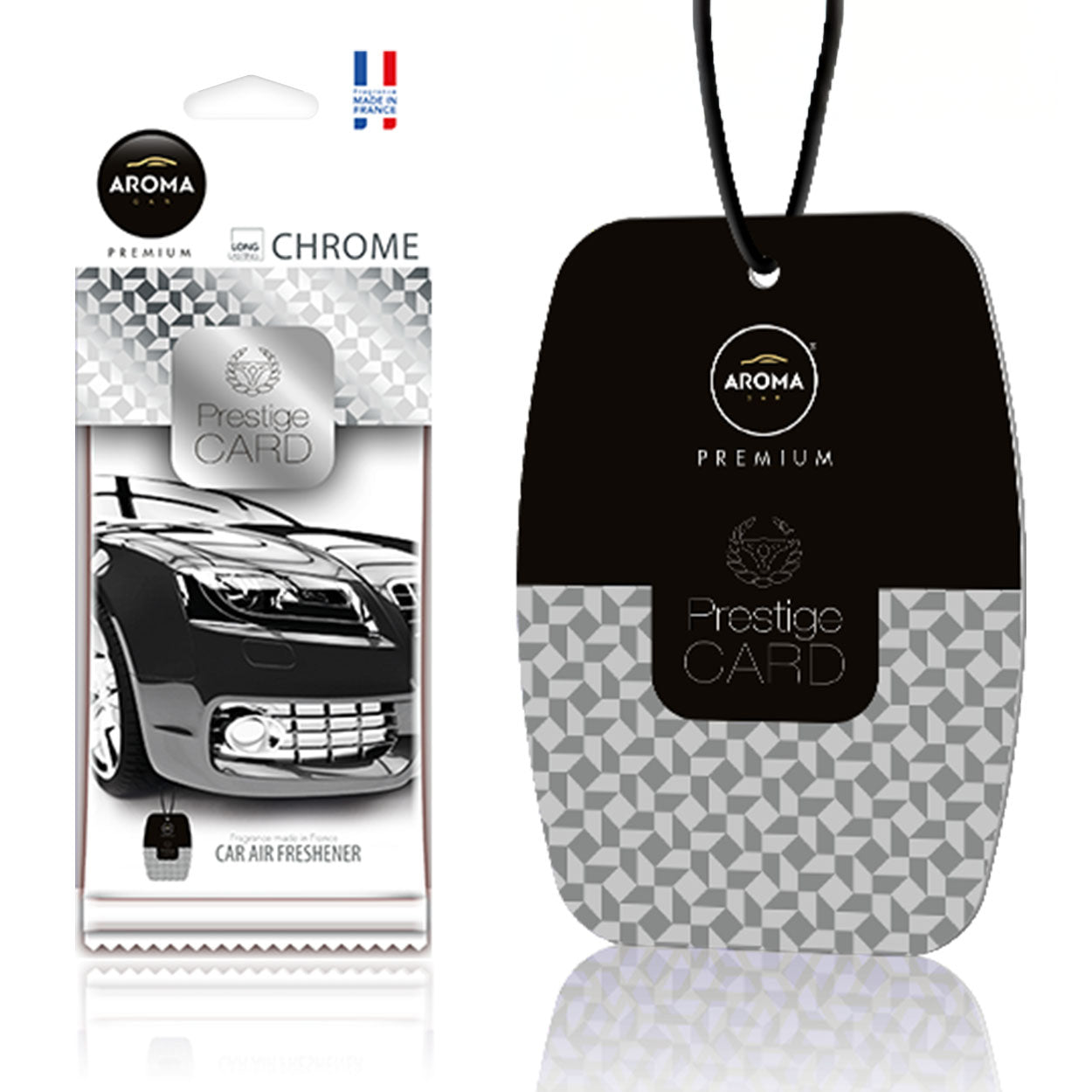 Odświeżacz powietrza AROMA PRESTIGE CARD CHROME