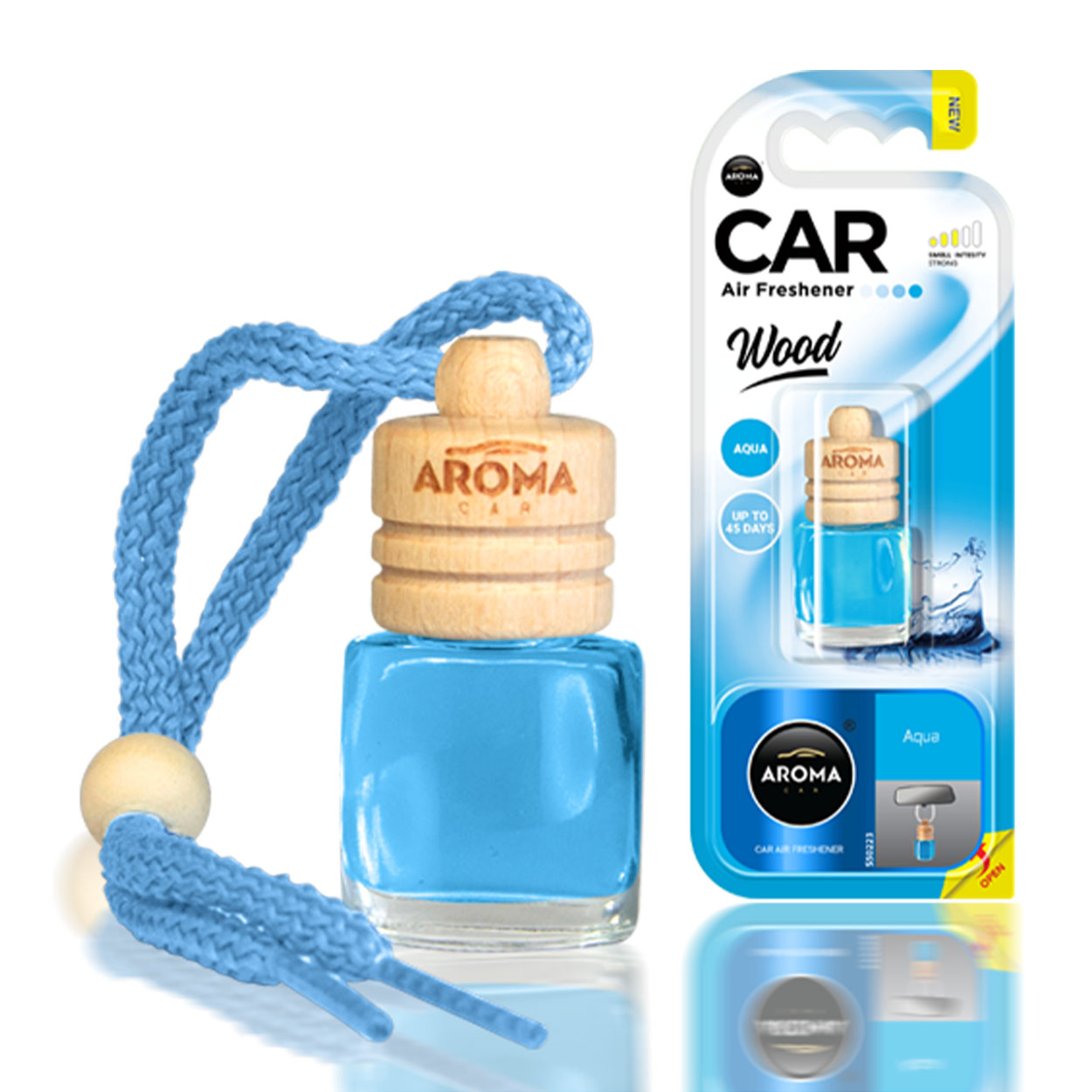 Odświeżacz powietrza AROMA WOOD AQUA