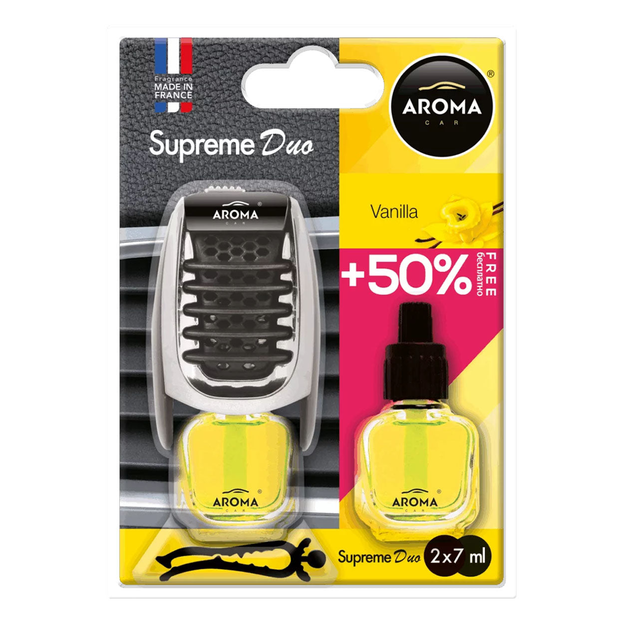 Odświeżacz powietrza AROMA SUPREME DUO VANILIA