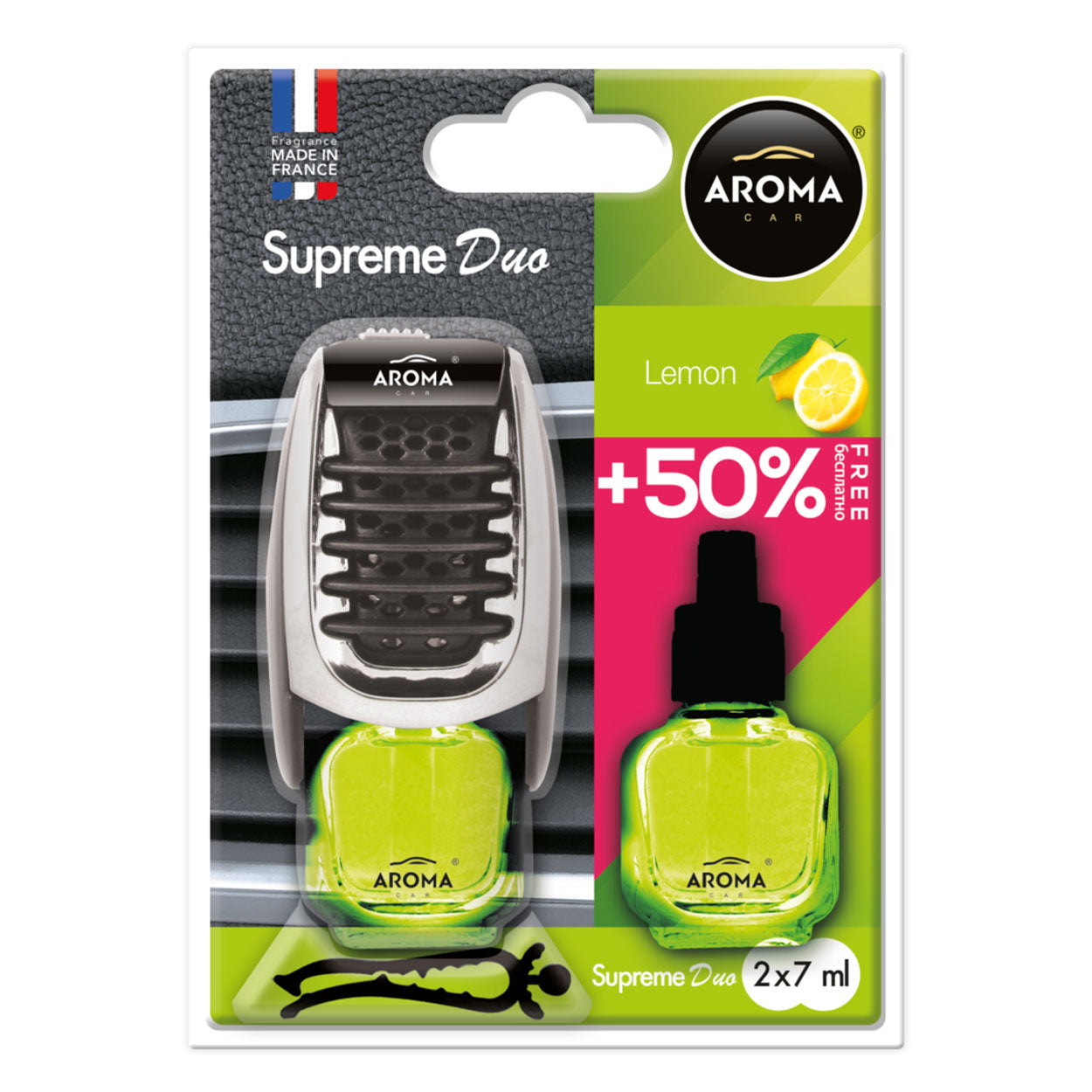 Odświeżacz powietrza AROMA SUPREME DUO LEMON