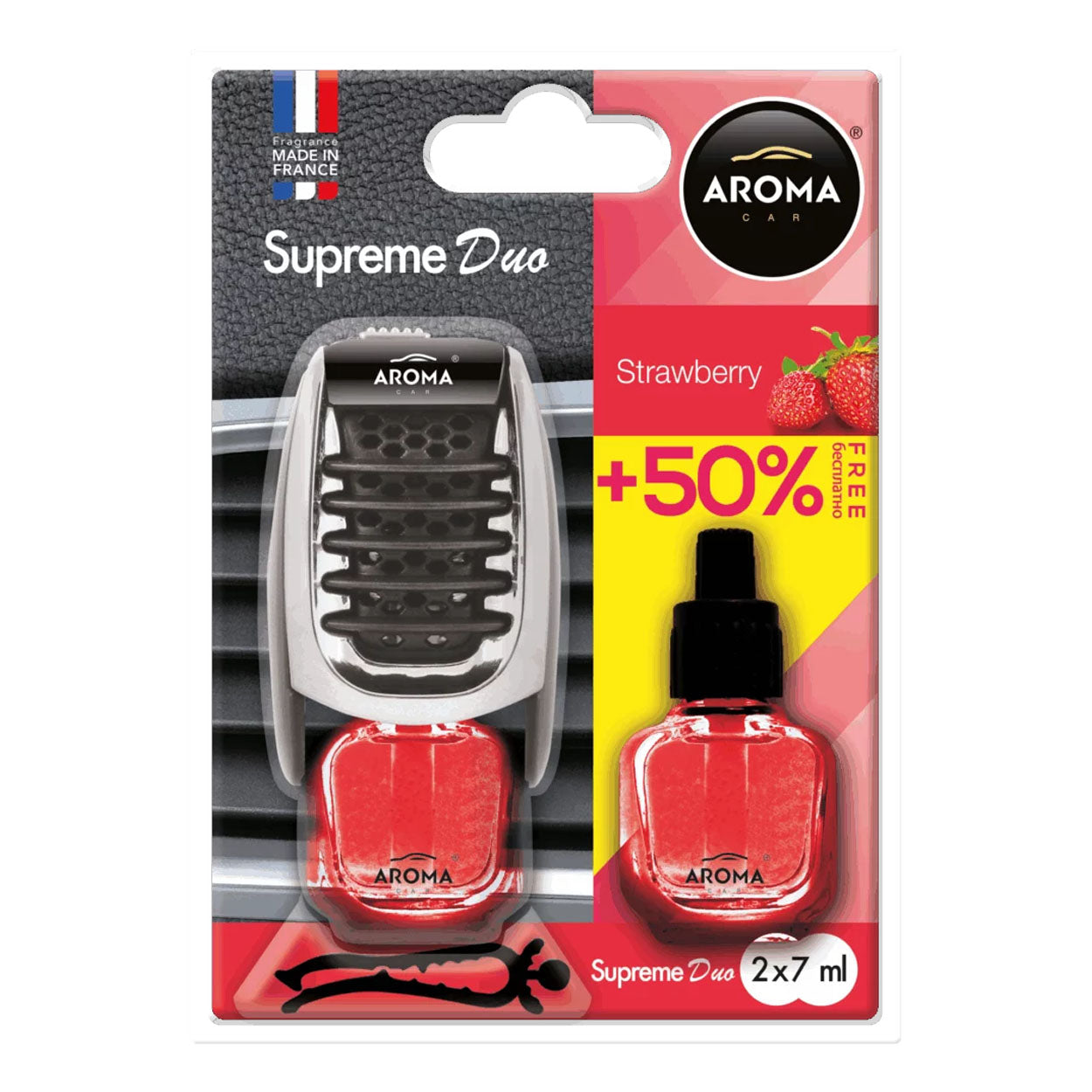 Odświeżacz powietrza AROMA SUPREME DUO STRAWBERRY