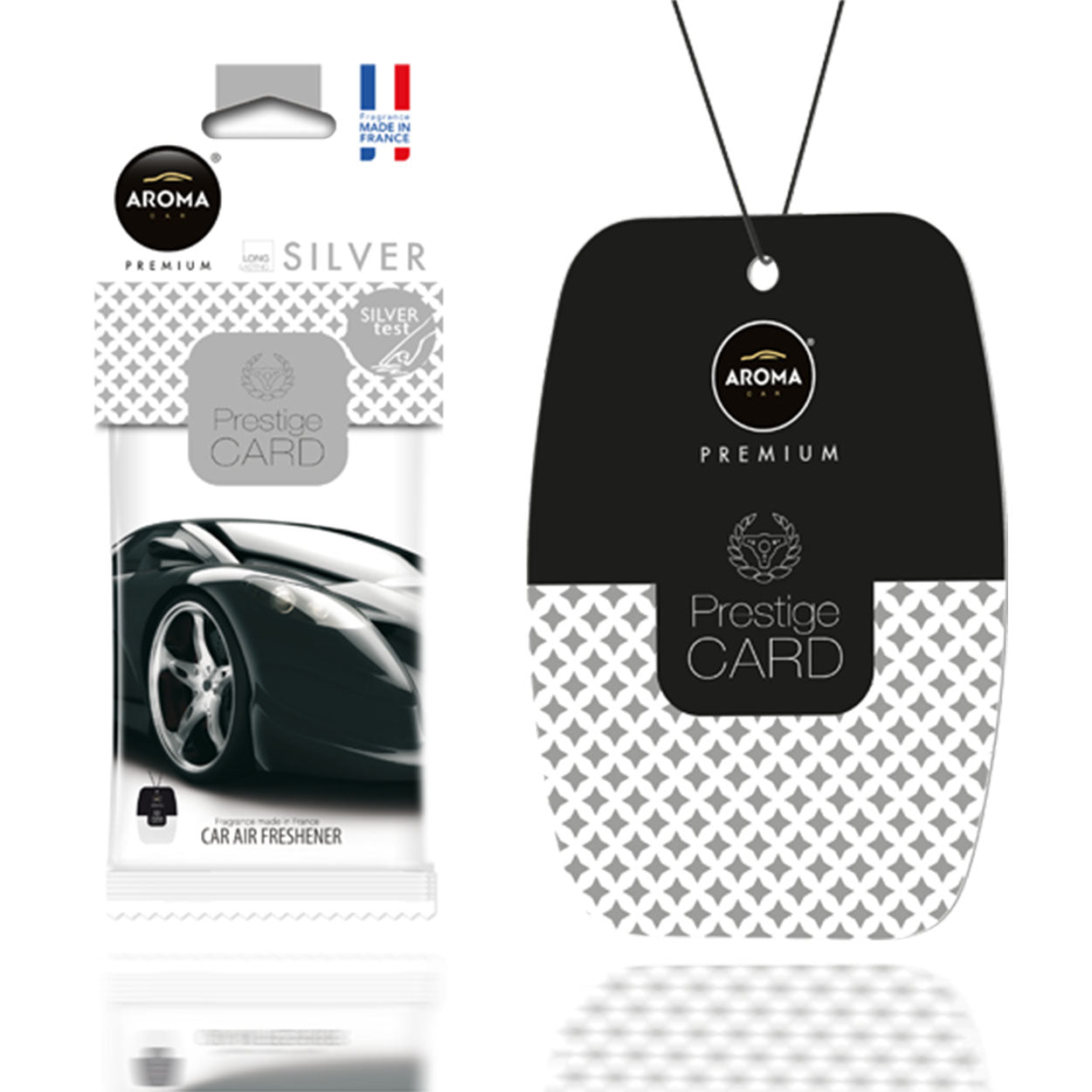 Odświeżacz powietrza AROMA PRESTIGE CARD SILVER
