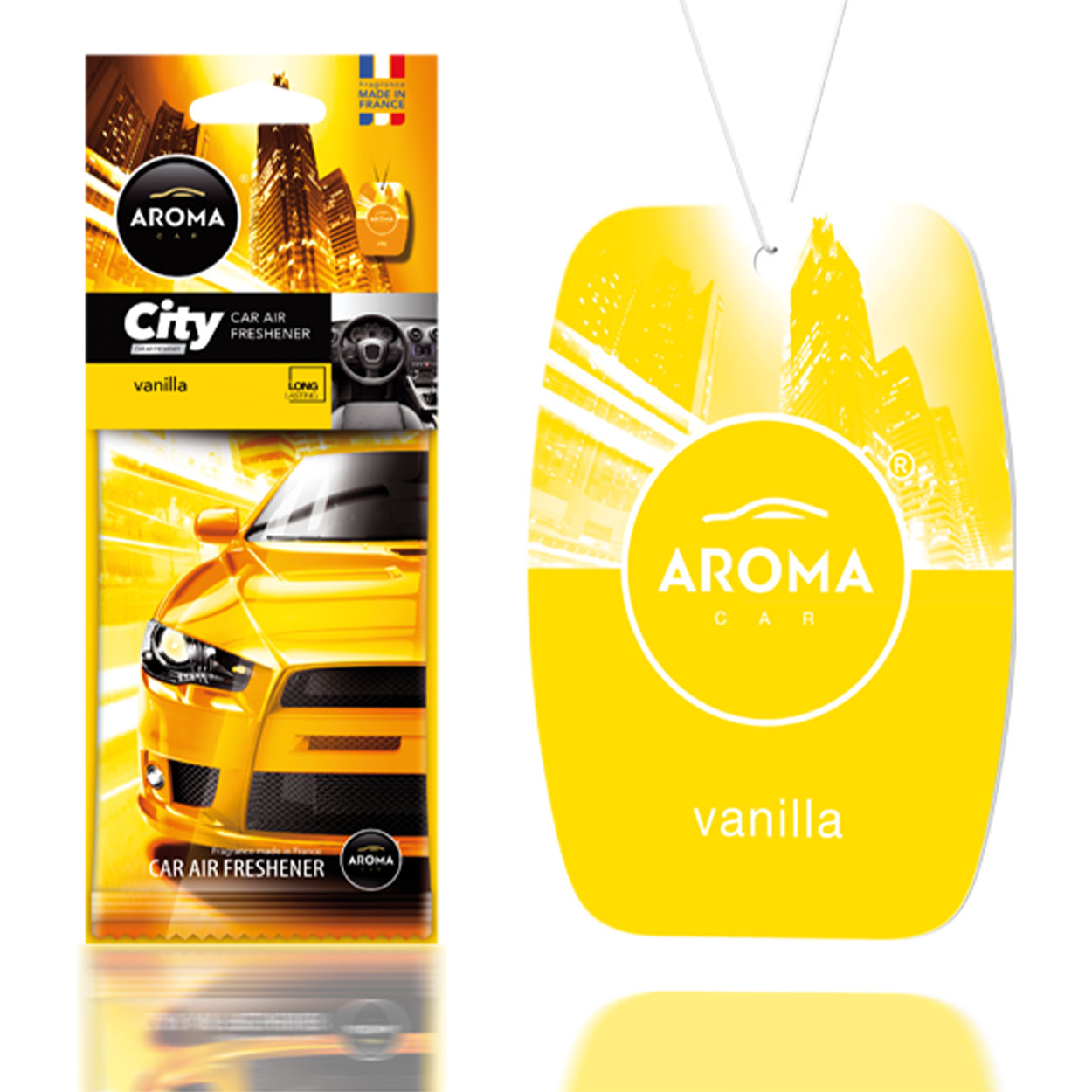 Odświeżacz powietrza AROMA CAR CITY CARD VANILIA