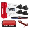 Zestaw czujników parkowania czujniki cofania MAX LED 4 sensory czarne 19 mm TRUCK AMIO-02292