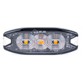 Lampa błyskowa ostrzegawcza płaska 3 LED R65 R10 12-24V AMIO-02297