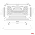Lampa tylna zespolona LED AMiO RCL-03-L dynamiczna lewa AMIO-02366