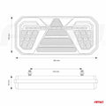 Lampa tylna zespolona LED RCL-04-L dynamiczna lewa AMIO-02368