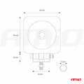 Lampa robocza LED szperacz AWL18 12V 24V AMIO-02432