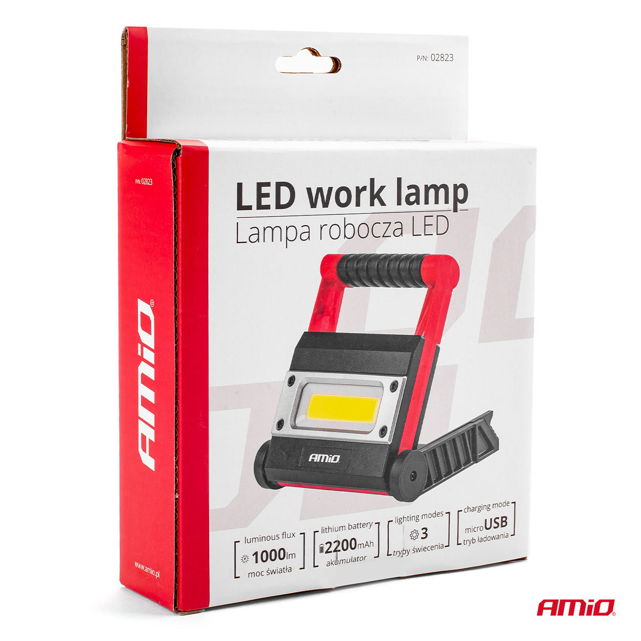 Lampa robocza LED WT13 naświetlacz AMIO-02823
