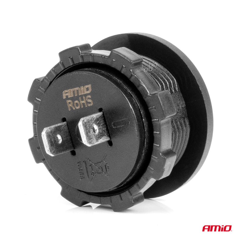 Dodatkowy woltomierz cyfrowy do zabudowy 12V 24V MOD-02 AMIO-02852