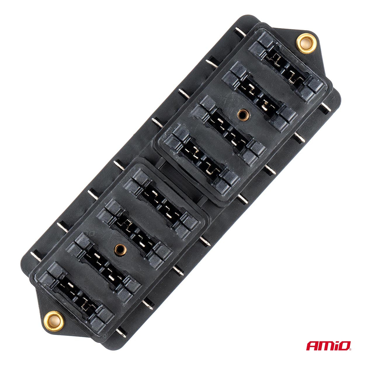 Skrzynka bezpiecznikowa ceramiczna 8 gniazd AMIO-03042