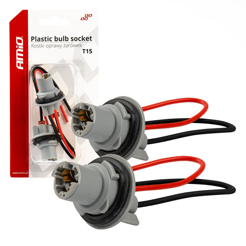 Gniazdo kostka oprawka żarówki T15 W16W W5W AMIO-03049 AMiO