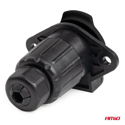 Gniazdo przyczepy 7 PIN Typ N 24V TIR AMIO-03221 AMiO