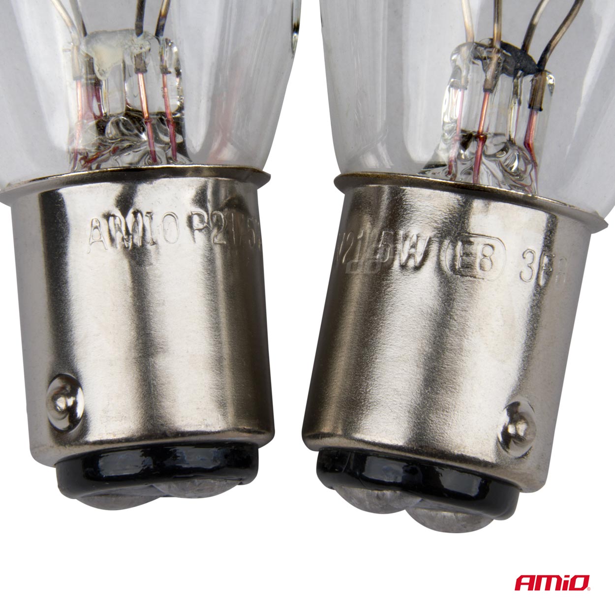Żarówki halogenowe  P21/5W BAY15D 12V 2szt. blister AMIO-03353