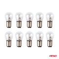 Żarówki halogenowe P21/4W 12V BAZ15d 10szt. AMIO-03369