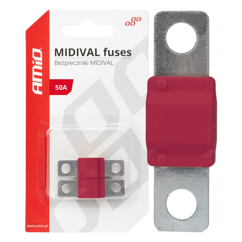 Bezpieczniki samochodowe MIDIVAL MTA 2 szt. 50A AMIO-03475 AMiO
