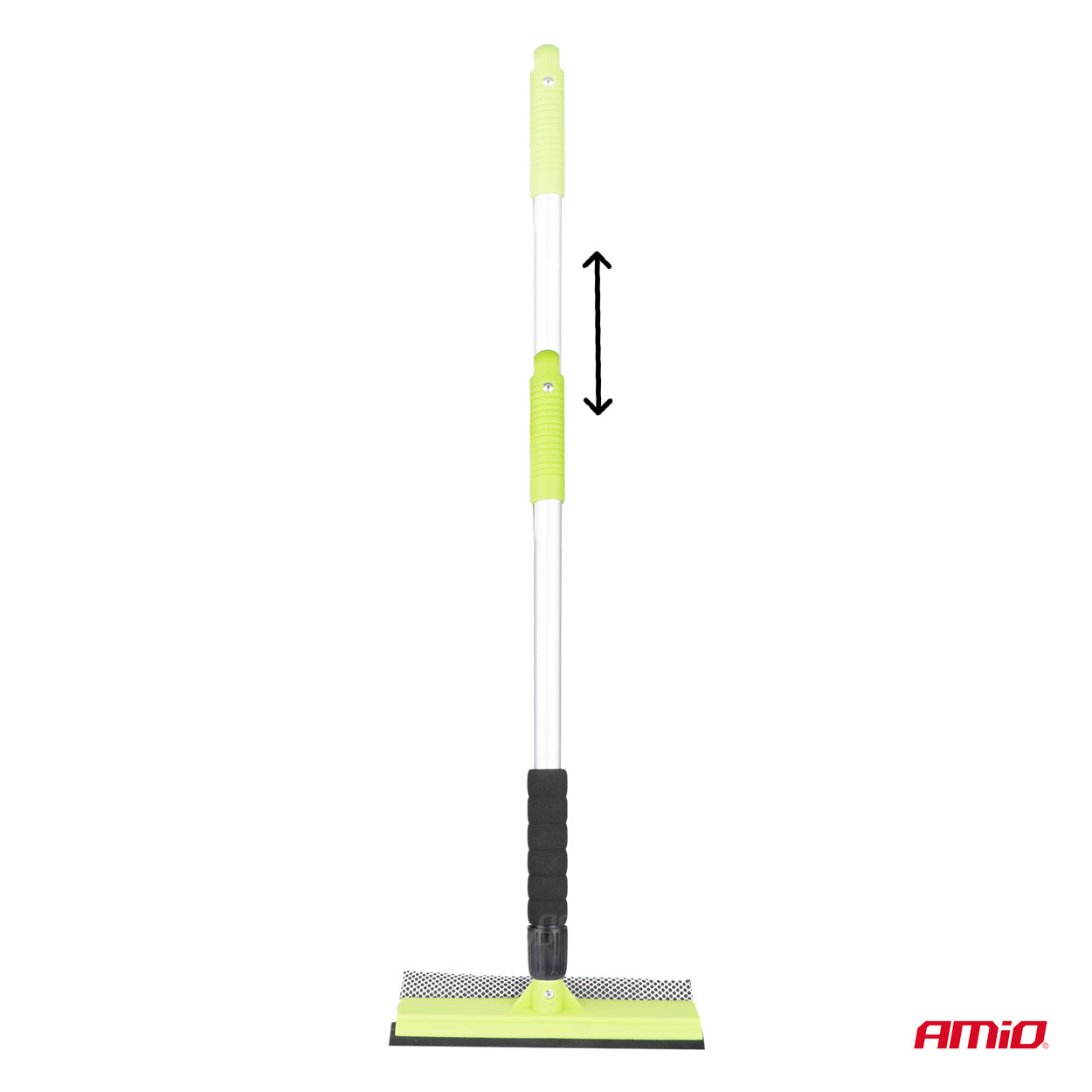 Myjka do szyb okien luster + ściągaczka do wody teleskopowa aluminiowa 55/80 cm AMIO-03856