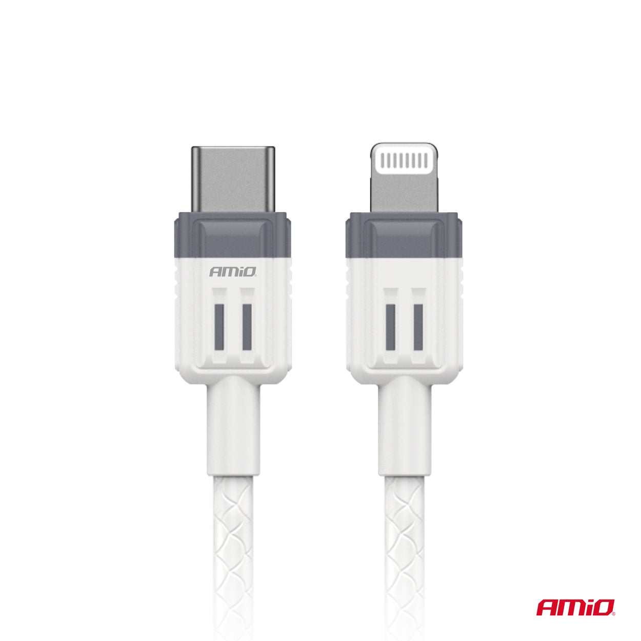 Kabel do ładowania USB-C - IPHONE LIGHTNING FullLINK 20W 100cm AMIO-03910