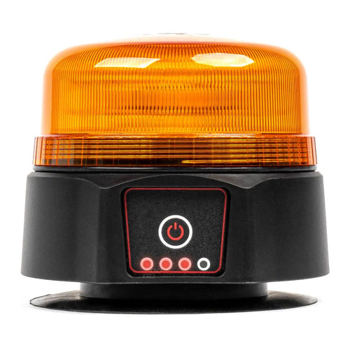 Bezprzewodowa lampa ostrzegawcza kogut LED R65 R10 12V 24V AMIO-03931 AMiO