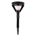 Lejek elastyczny czarny uniwersalny z sitkiem do paliwa cieczy wody 16 cm AMIO-04038