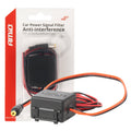 Samochodowy filtr przeciwzakłóceniowy z przetwornikiem DC-DC 12/24V-12V i wtyczką  AMIO-04101