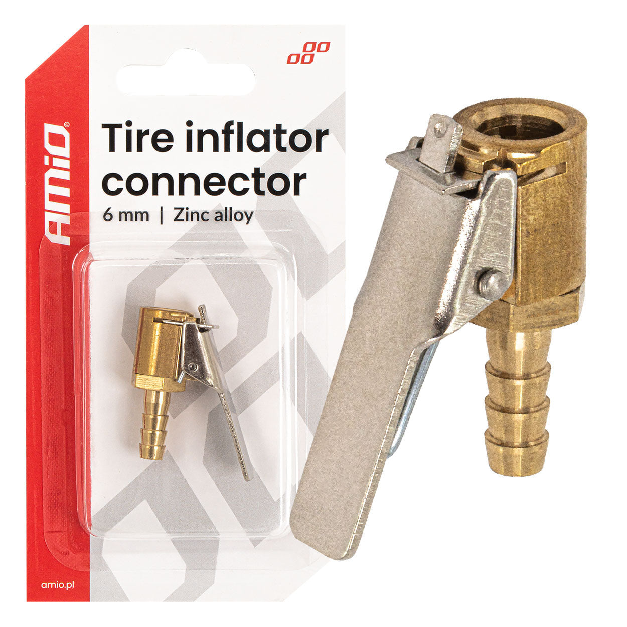 Adapter kompresora 6mm AMIO-04493