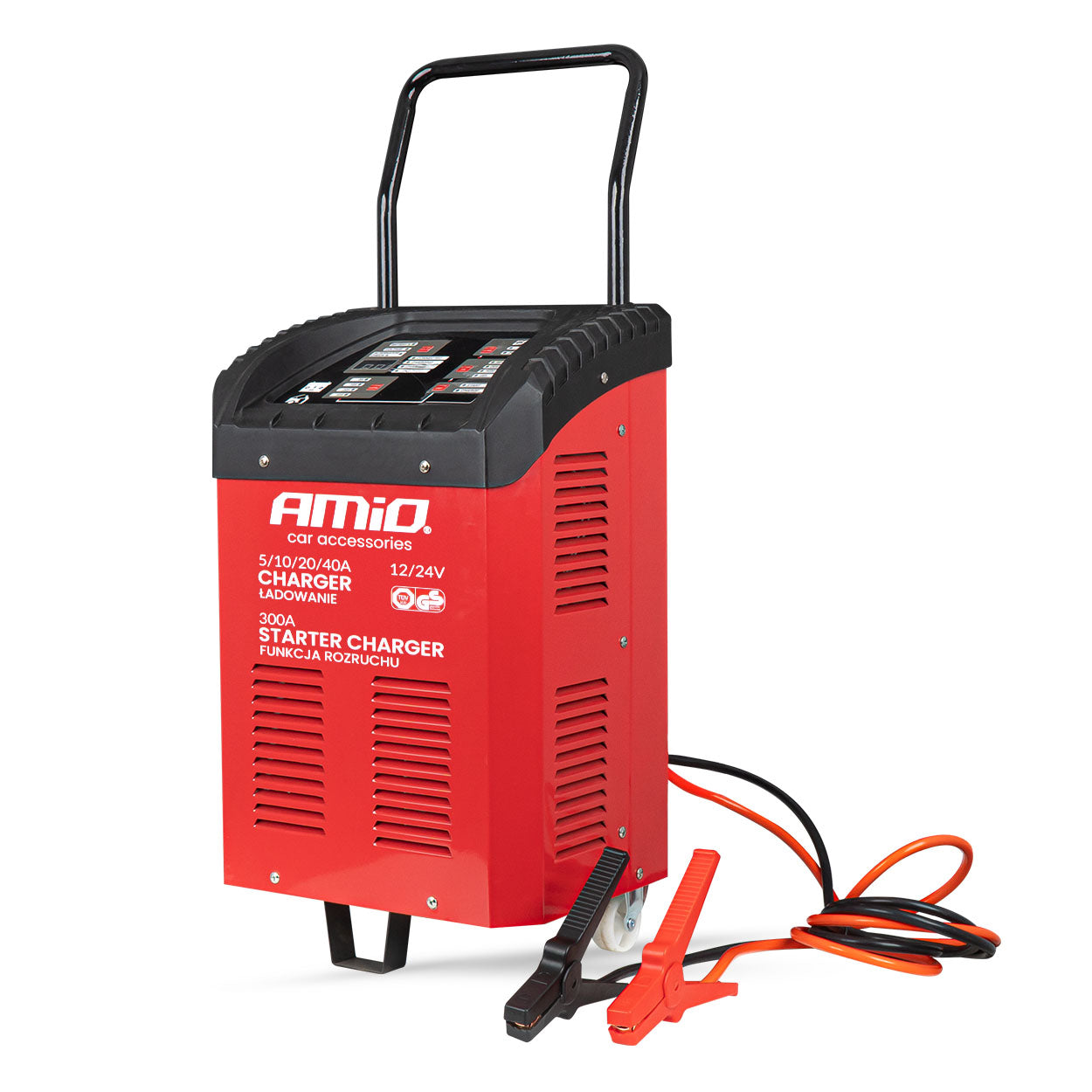 Prostownik z funkcją rozruchu 230V max 40A 12V 24V rozruch 300A AMIO-04500