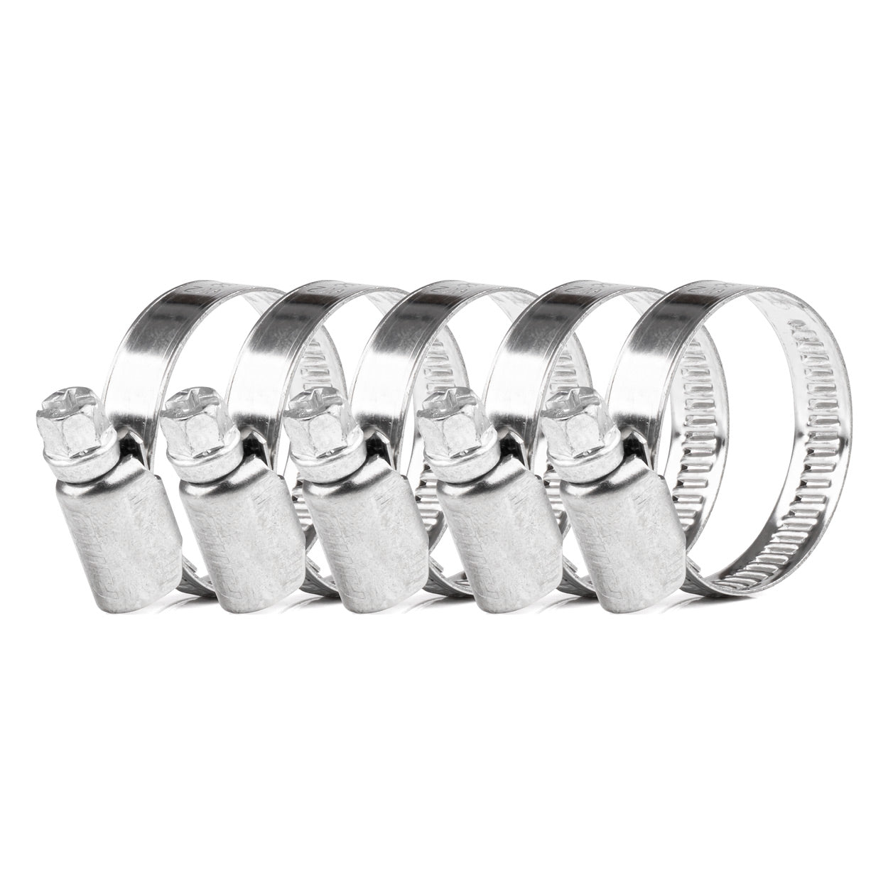 Obejma ślimakowa 5 szt. 16–27 mm/9 mm W2 AMIO-04582