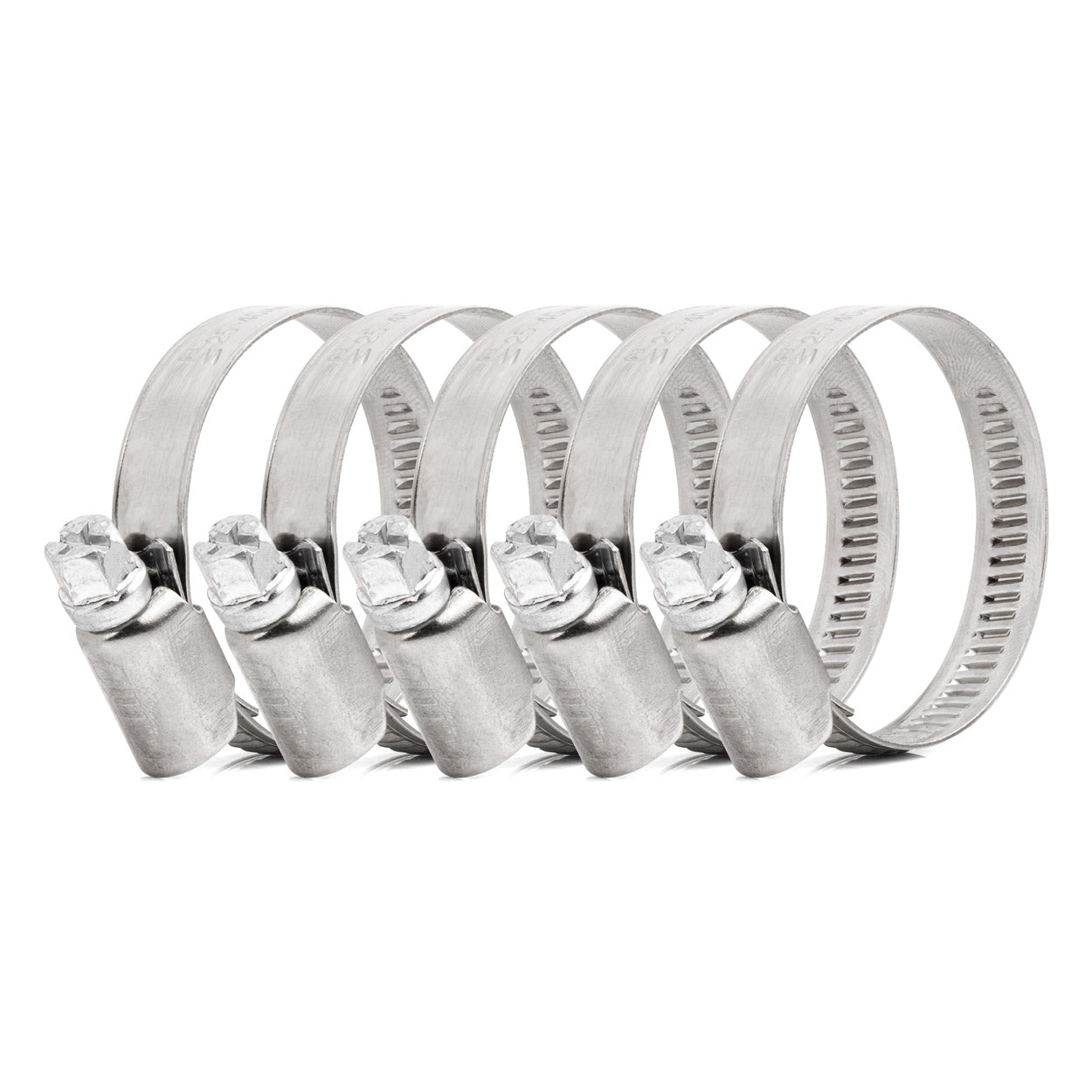Obejma ślimakowa 5 szt. 25-40mm/9mm W2 AMIO-04586
