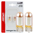 Żarówki halogenowe  WY5W 12V5W LumiTec pomarańczowe chrom 2szt. AMIO-04626