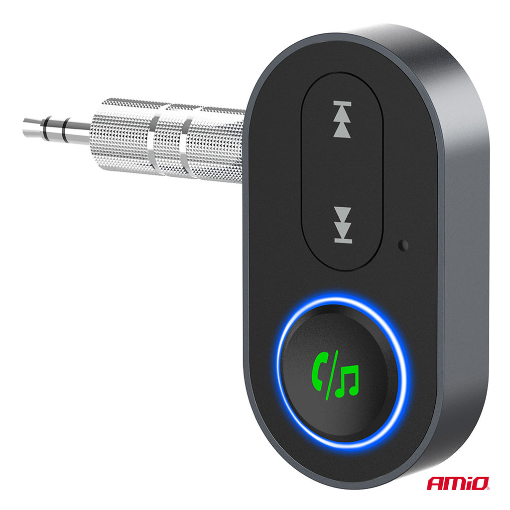 Odbiornik bluetooth na mini jack AUX AMIO-04658
