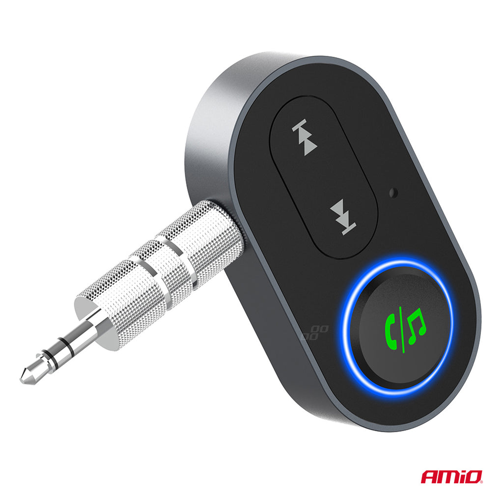 Odbiornik bluetooth na mini jack AUX AMIO-04658