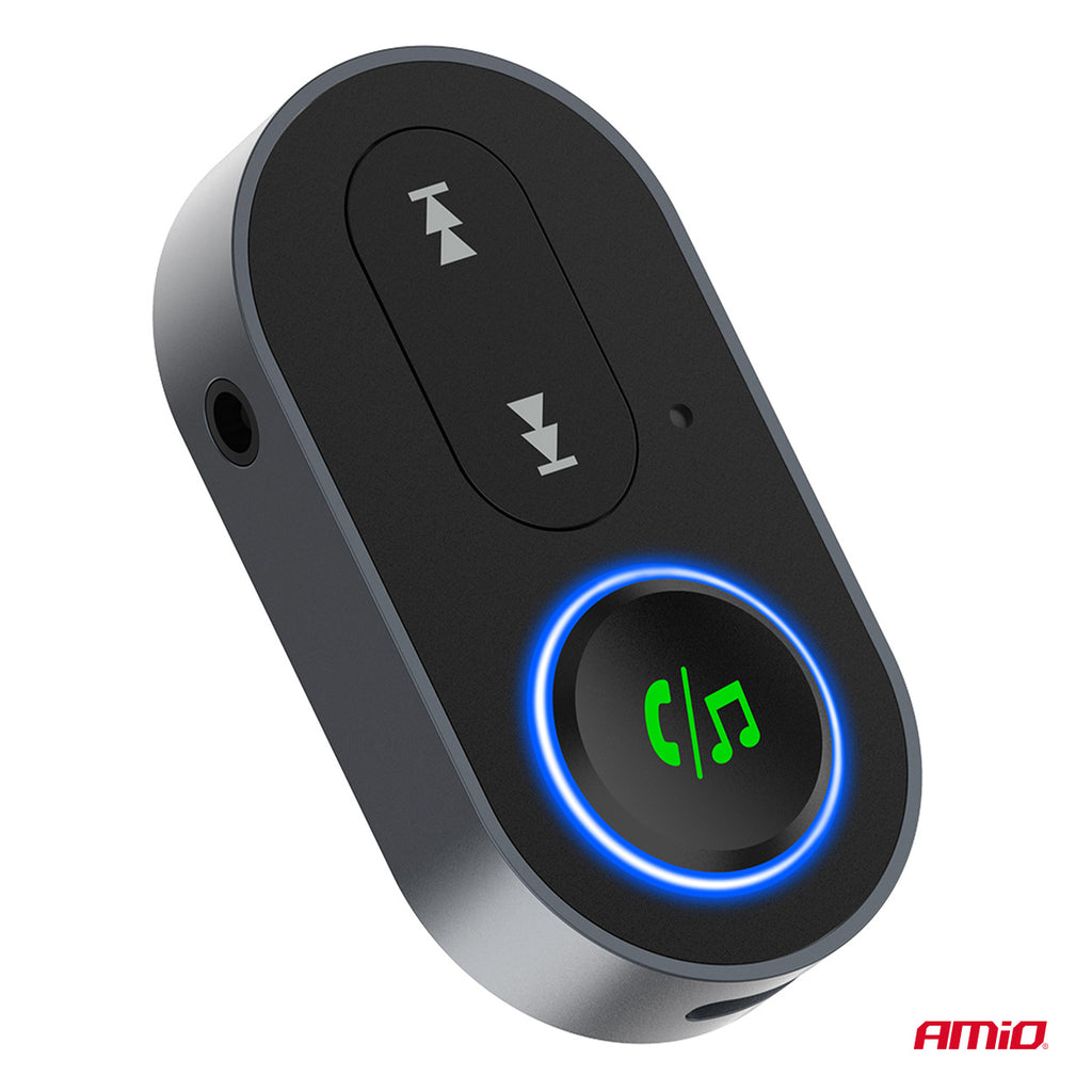 Odbiornik bluetooth na mini jack AUX AMIO-04658