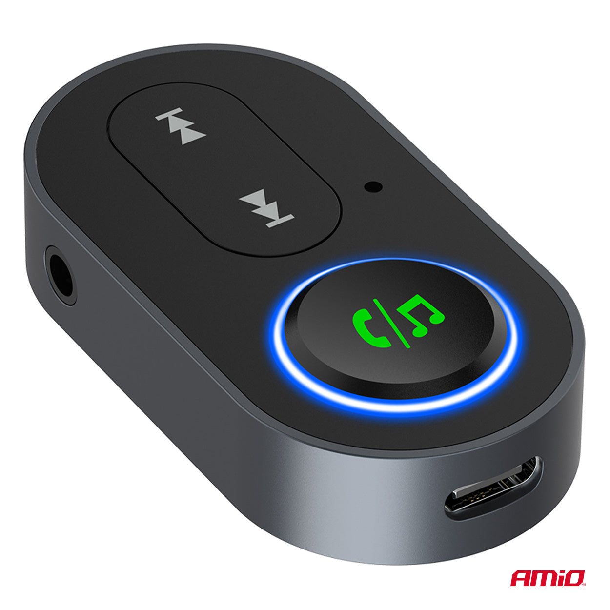 Odbiornik bluetooth na mini jack AUX AMIO-04658