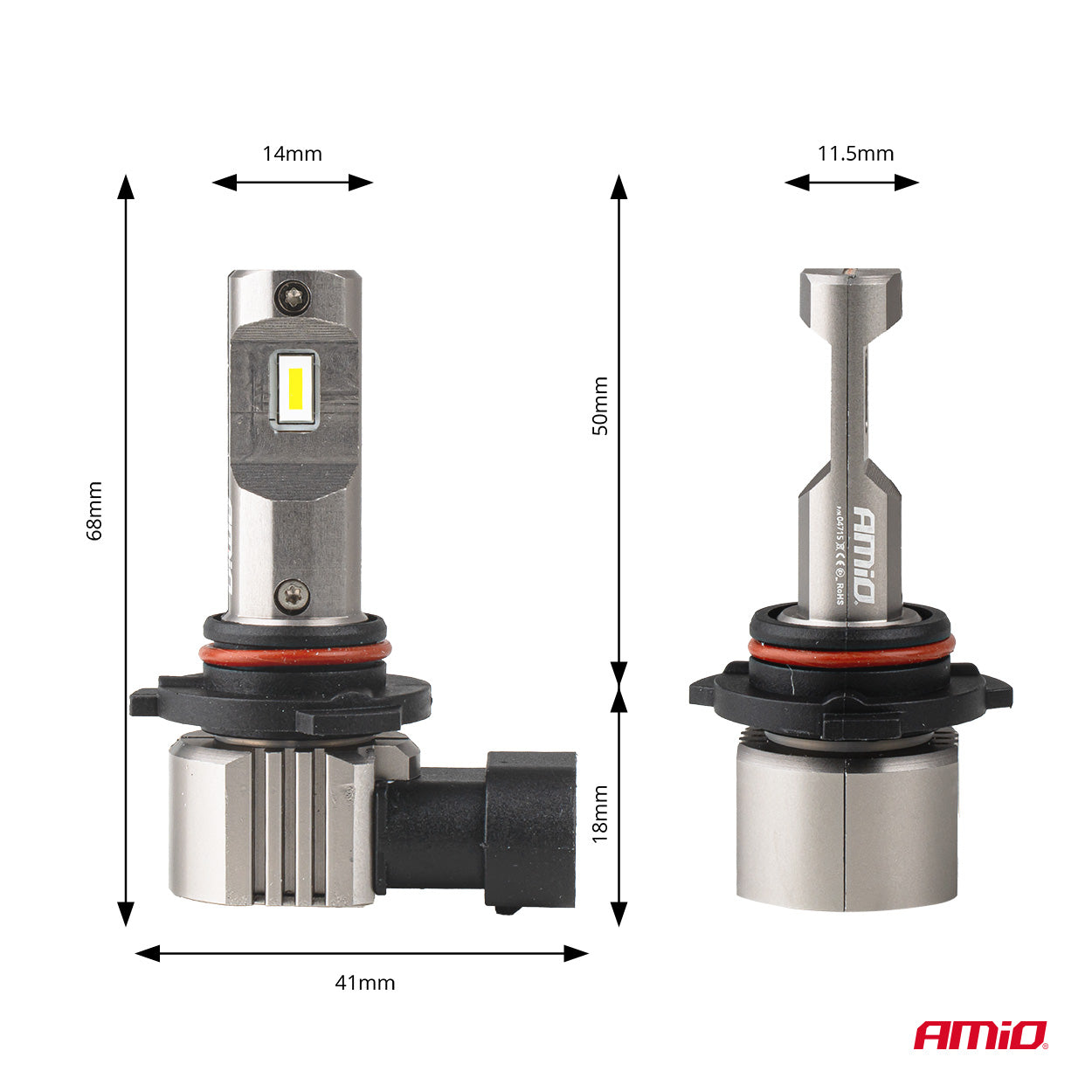 Żarówki samochodowe LED seria H25 CANBUS HB4 9006 12V 31W AMIO-04715