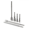 Adaptery redukcje przejściówki do nasadek HEX 1/4" 3/8" 1/2" AMIO-04781