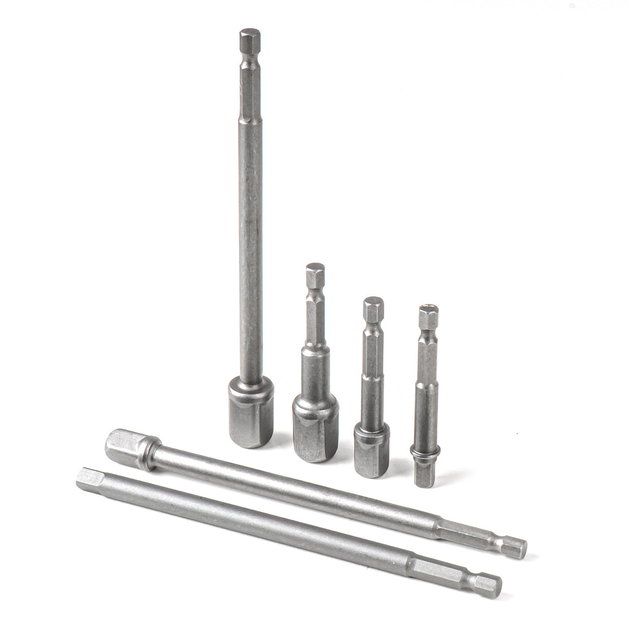 Adaptery redukcje przejściówki do nasadek HEX 1/4" 3/8" 1/2" AMIO-04781