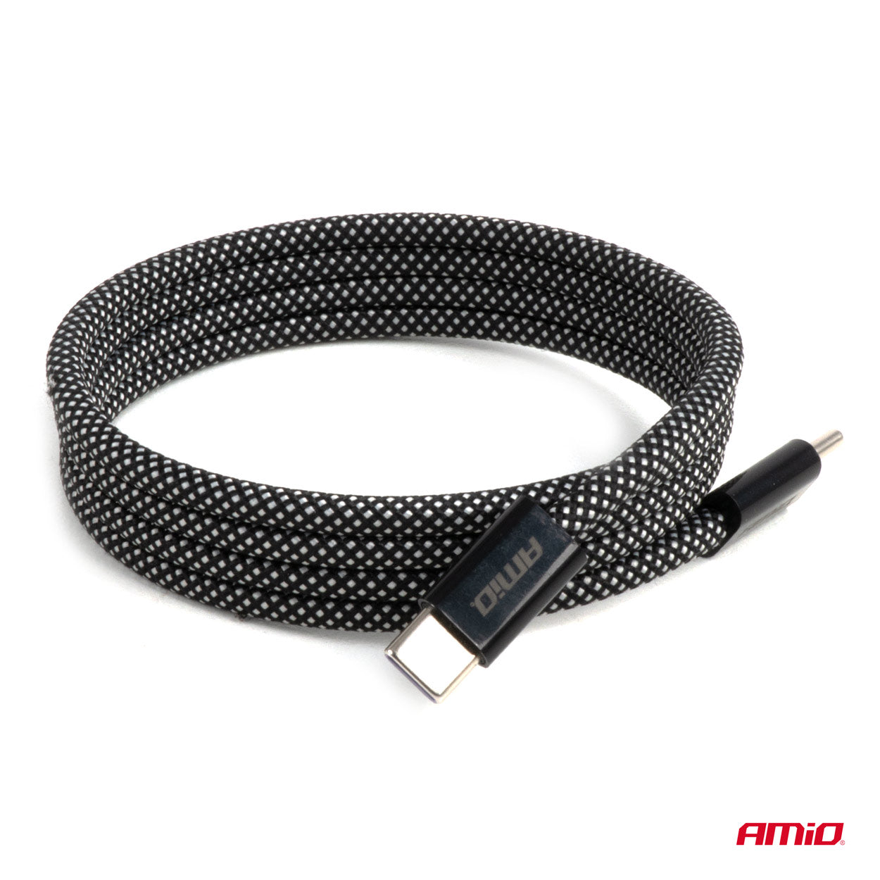 Kabel USB magnetyczny USB-C – USB-C 60W 100cm AMIO-04840